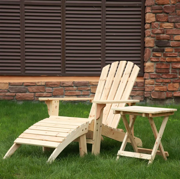 classic painted acacia wood adirondack chair