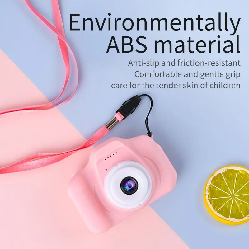 Детская игрушечная камера, милая мультяшная цифровая видеокамера, HD игрушечная камера, подарок на день рождения для детей