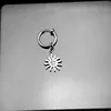 E002-Silver 2 (One no ear hole an earring)