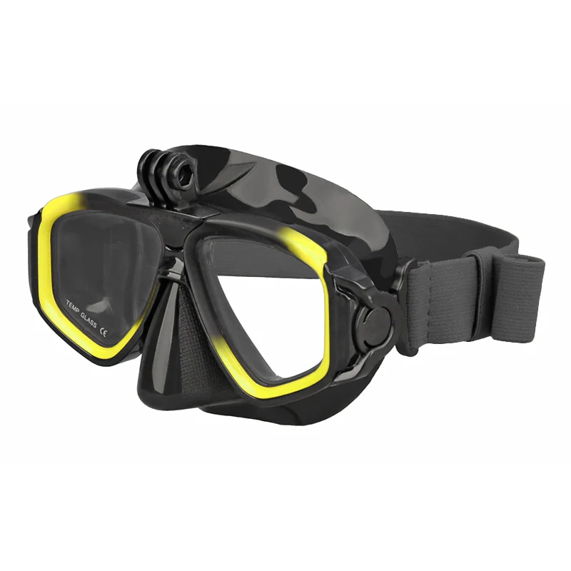Factory selling Elastic strap Goggles Fogging Scuba Diving mask Snorkeling Gear for swimming diving
