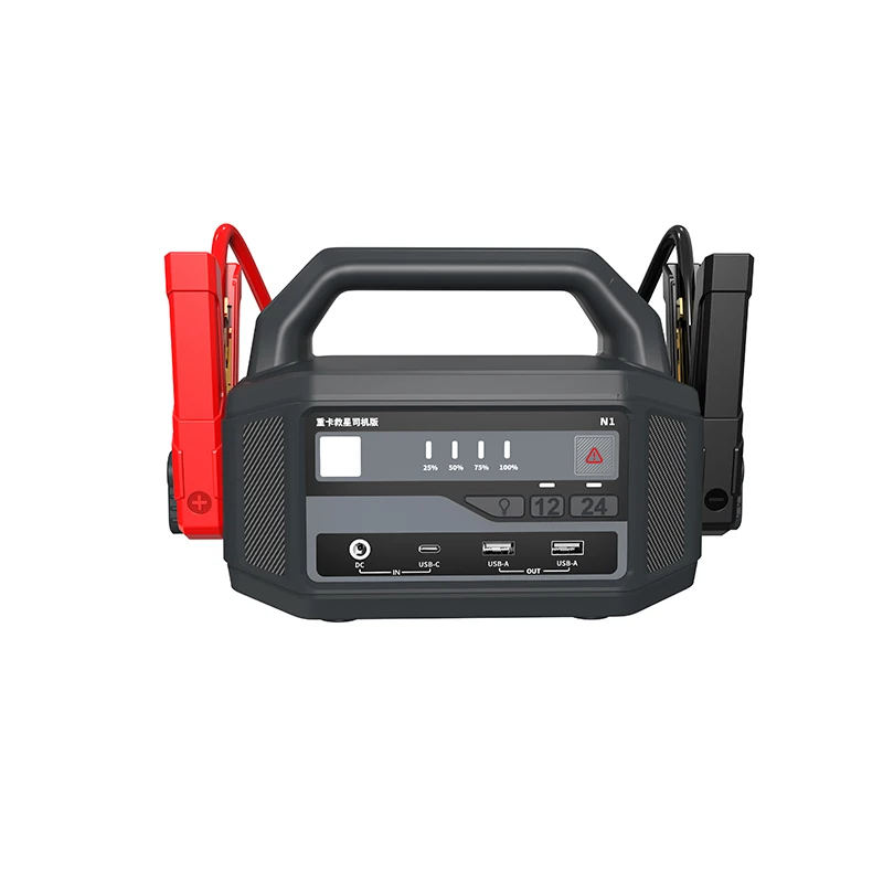 122500mAh Jump Starter 24V Multi-Function Portable Car Jump Starter Lithium Battery Booster for Car
