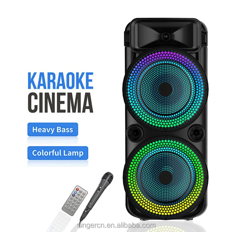 大型 MKマエダ LEDライト アクティブスピーカー Bluetooth