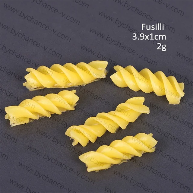 Реалистичная поддельная еда пластиковая готовая паста лапша макароны спагетти fusilli для украшения отеля