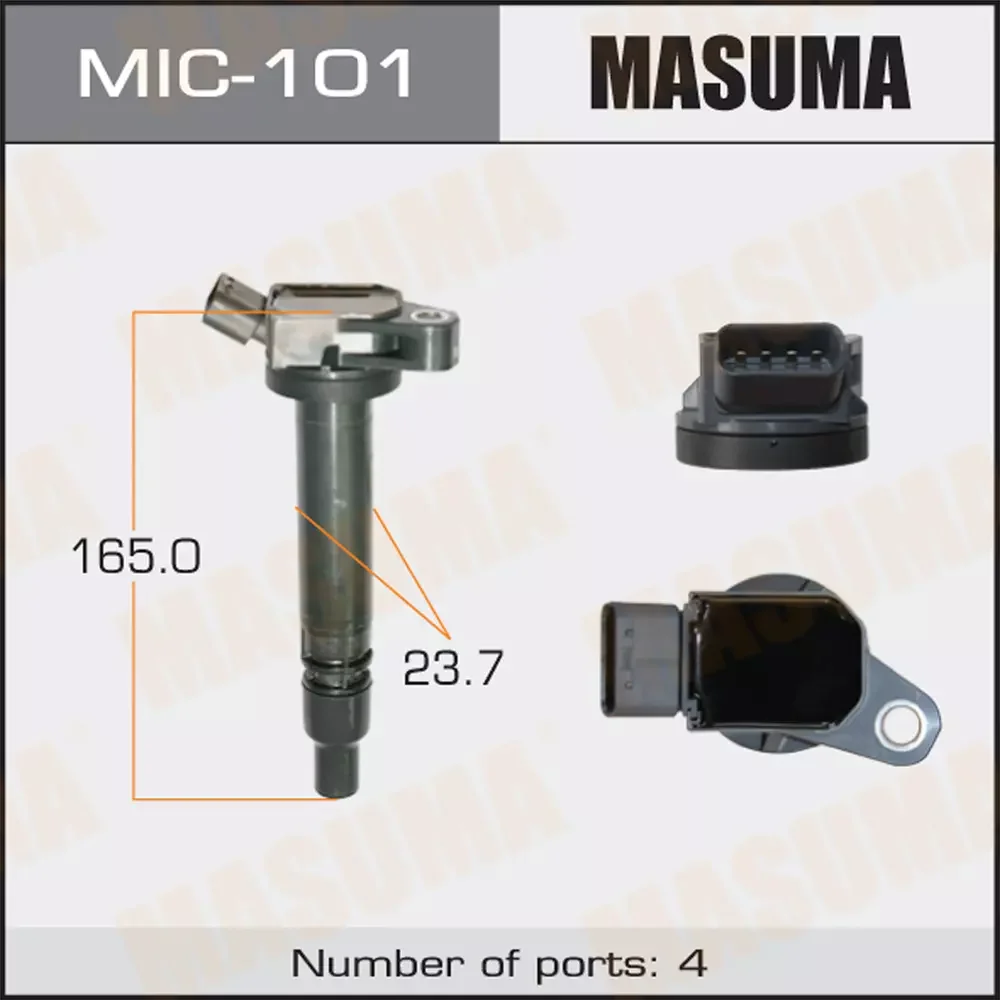 Masuma MIC-101 Ignition Coil for 1nz Engine - Reliable Performance