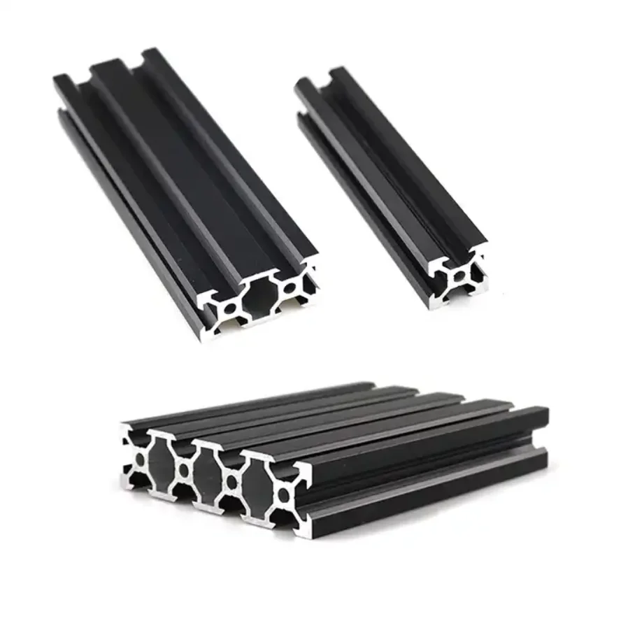 Custom High Quality 6061 6082 6063 Anodized Powder Coated Extruded Aluminum Profile T Slot CNC Aluminium Extrusion Manufacturer manufacture