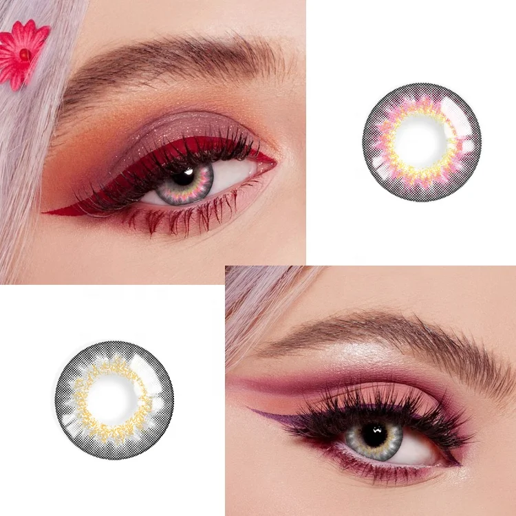 Realkoko Высокое качество Голливуд контактные линзы Кристалл глаз
