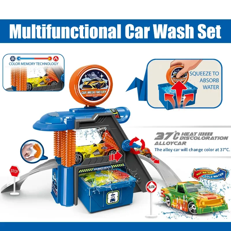 ZG Multi Function Police Car Wash Station - Fun & Education