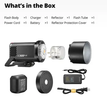 Godox AD600ProII AD600 Pro Ii 600ws Outdoor Flash TTL High-speed with 2.4G Wireless X System Ad600bm Upgraded product image