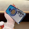 With glitter sticker&Blue