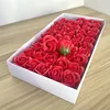 Cabeza de flor grande de tres capas [rojo intenso]