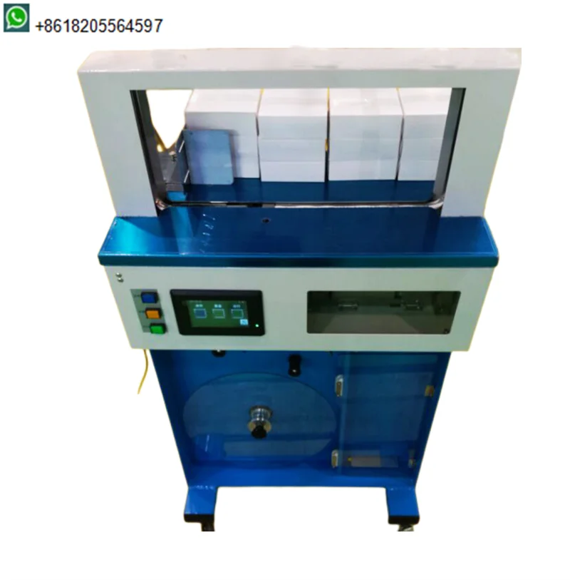 Automatic Bundling A5 A4 Paper Strapping Machine Table Top Paper Banding Machine Heat Sealing Strapping Machine