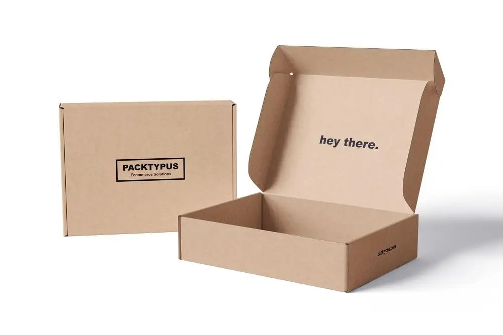 Packaging Custom Design Kraft Paper Corrugated Box - Buy Large Shipping ...