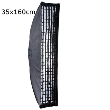 Godox 35*160cm 14"x 63" Rectangular Grid Honeycomb Soft Box Bowens Mount for Photo Studio Strobe Flash Light
