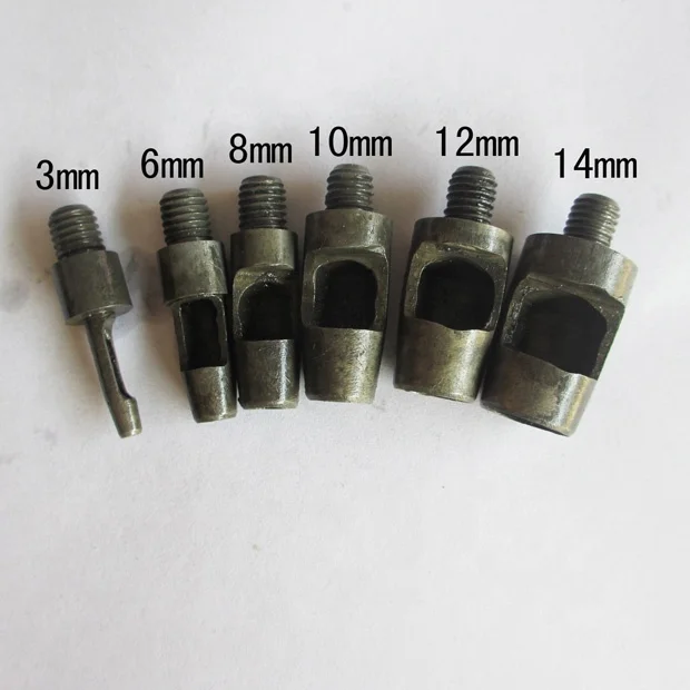 Double Cap Rivet Hand Press Die Set Mould Shape Rivets Dies