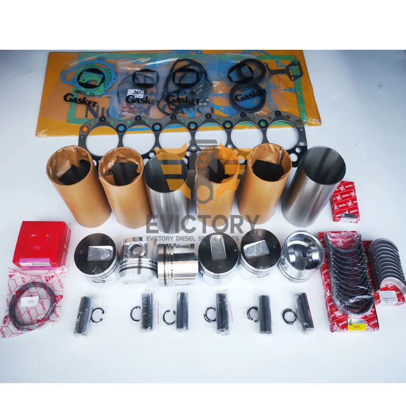 For mitsubishi Engine D6AC Overhauling Rebuild Kit Water Pump with Oil ...
