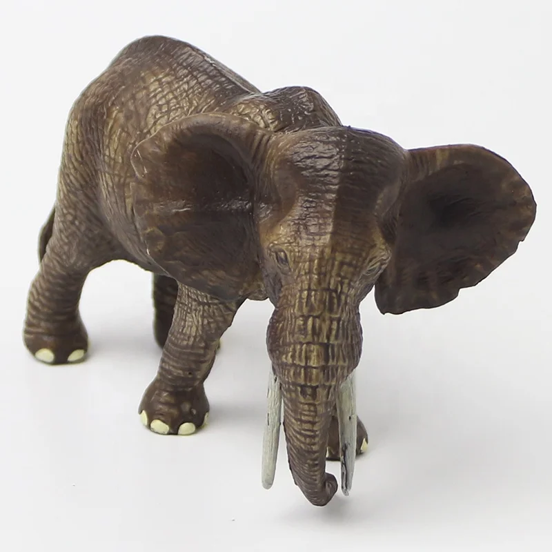 Pvc Plastic Elephant Figurine Toy for Souvenirs Gifts