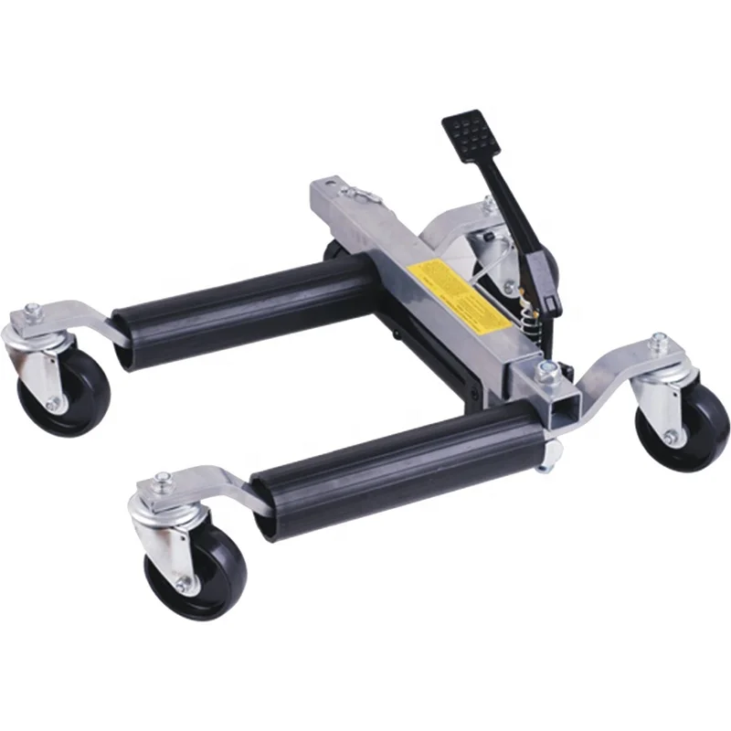 12 дюймовый пластиковый гидравлический домкрат для позиционирования автомобиля колесная тележка