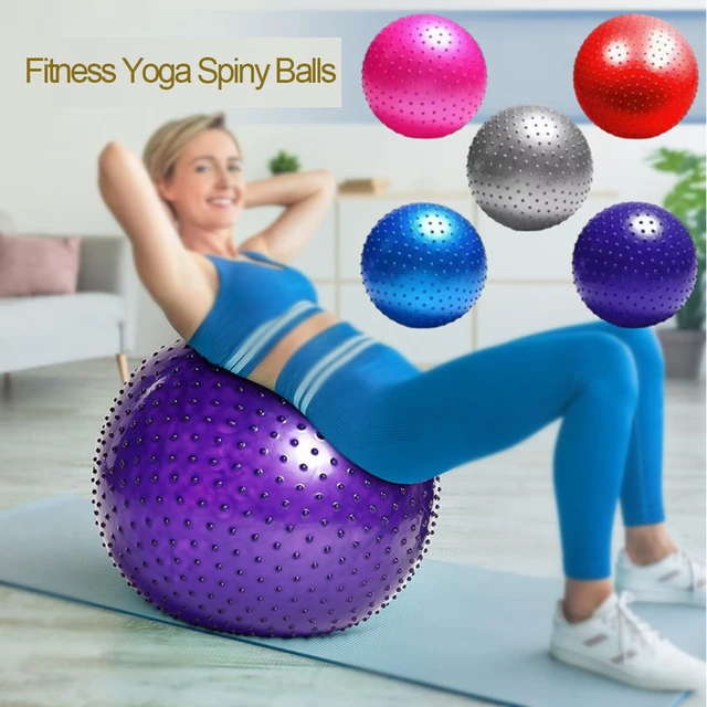 75cm Eco Friendly Explosion-Proof Thickened Round Point Massage Yoga Ball for Kids Sensory Training Fitness Yoga Spiky Balls