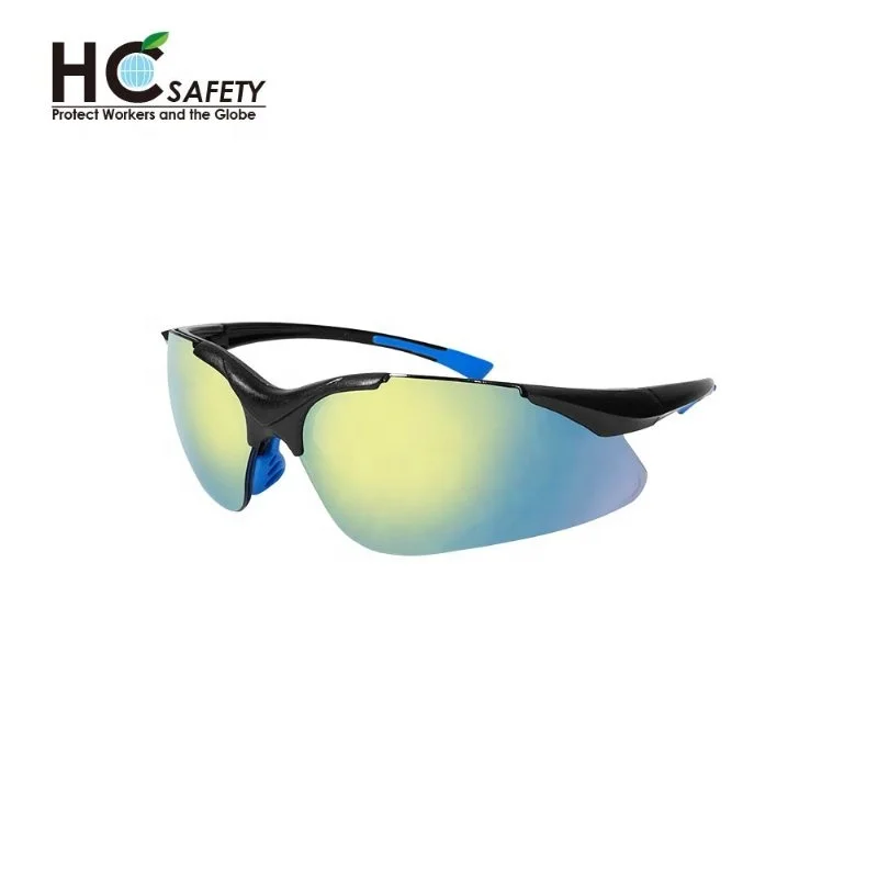 P9006C side shield impact resistant safety eye glasses CE EN166 & ANSI Z87.1 safety spectacle ppe safety equipment