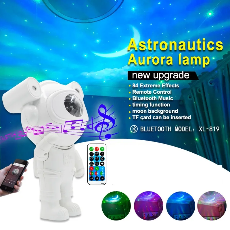 product astronaut projector lamp music speaker star moon nebula ceiling night light space timer led astronaut galaxy projector lighting-38