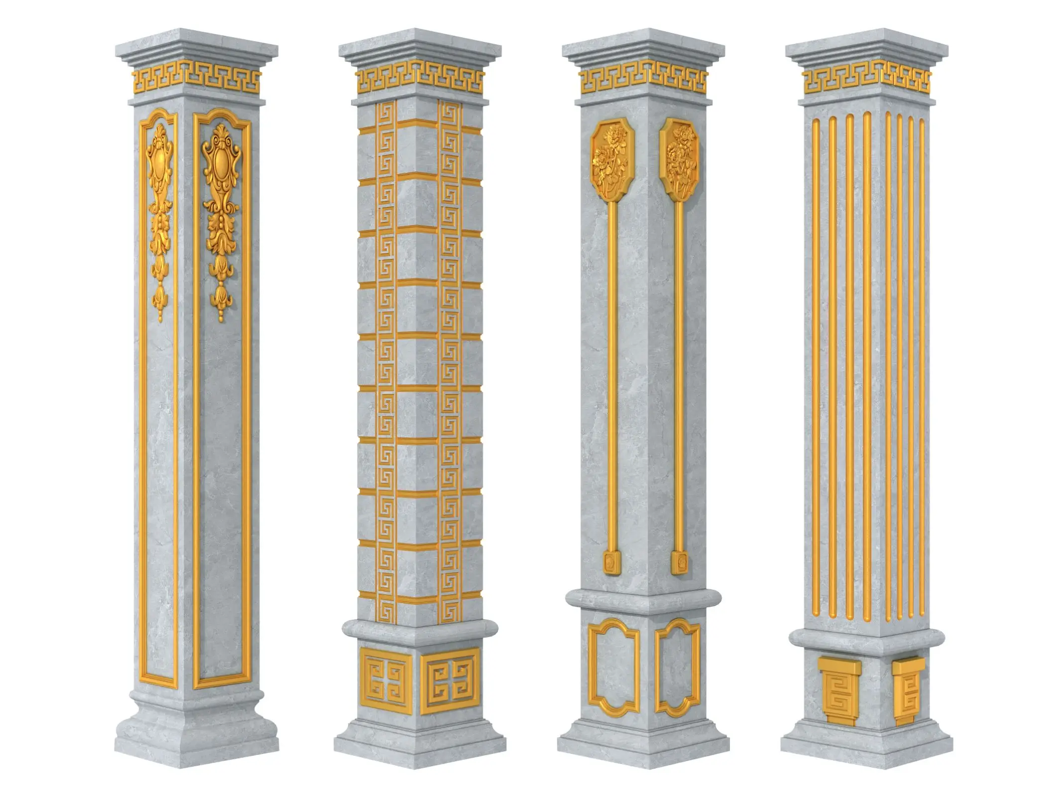 2025 New Design Factory Directly Sell Brick Wall Tile Veneer Natural Stone Column Pillar Made In China