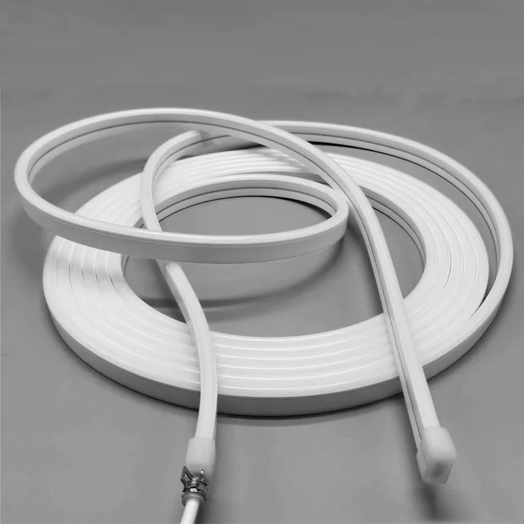 Ws2811 16703 Ic Dc12V 1023 Гибкая силиконовая трубка Rgb Ip65 водонепроницаемая неоновая Светодиодная лента