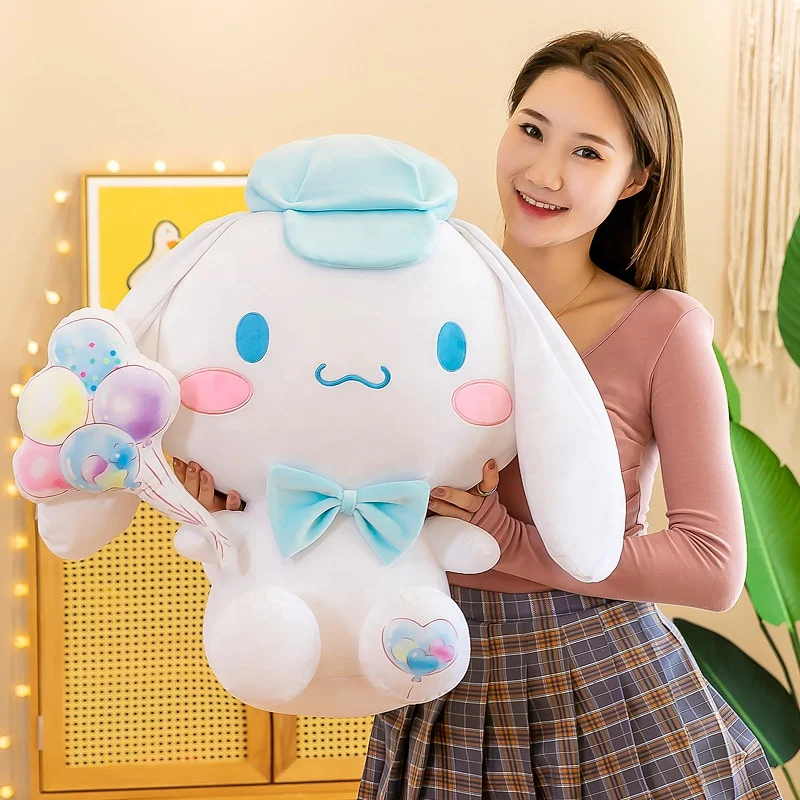 60cm Sanrio Kawaii Balloon Cinnamoroll Dog Plush Toy Pillow Stuffed ...