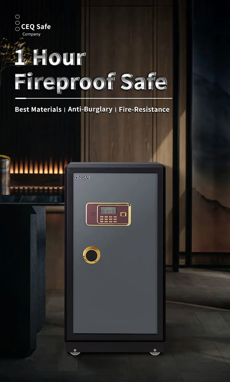 CEQSAFE High Quality Fireproof Electronic Digital Security Lock Safe for Home manufacture