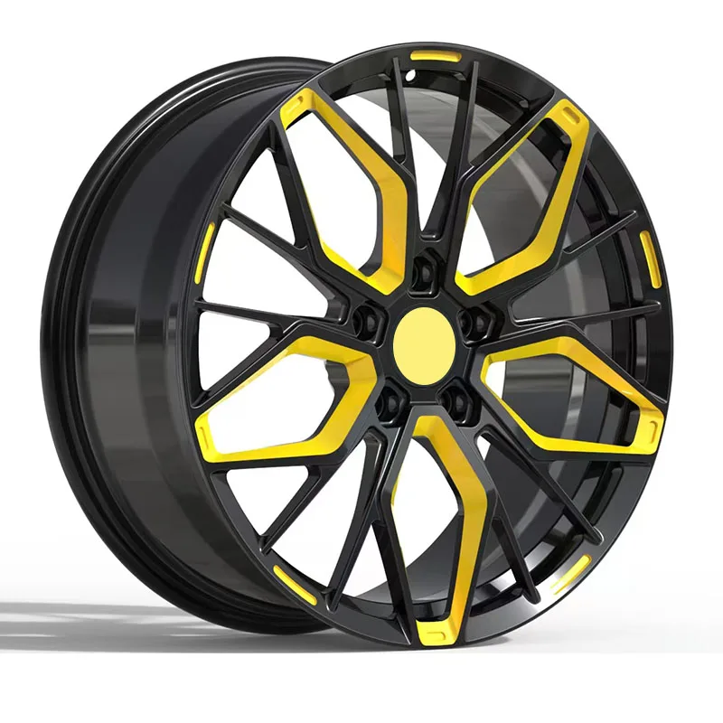 Factory Hot-selling 18 19 20 21 22 Inch Lightweight Rims Sport Style Pcd 5x112 Custom Color Alloy Forged Car Wheels details