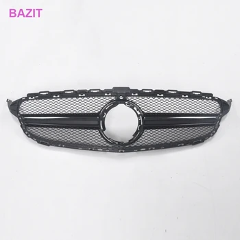 C Class W205 2019 AMG style black grille ABS W205 front grille for mercedes benz front grille