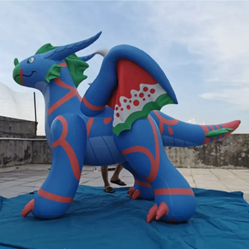 Pvc Wings Inflatable Dragon with Wings PVC Material for Advertising Parties or ...