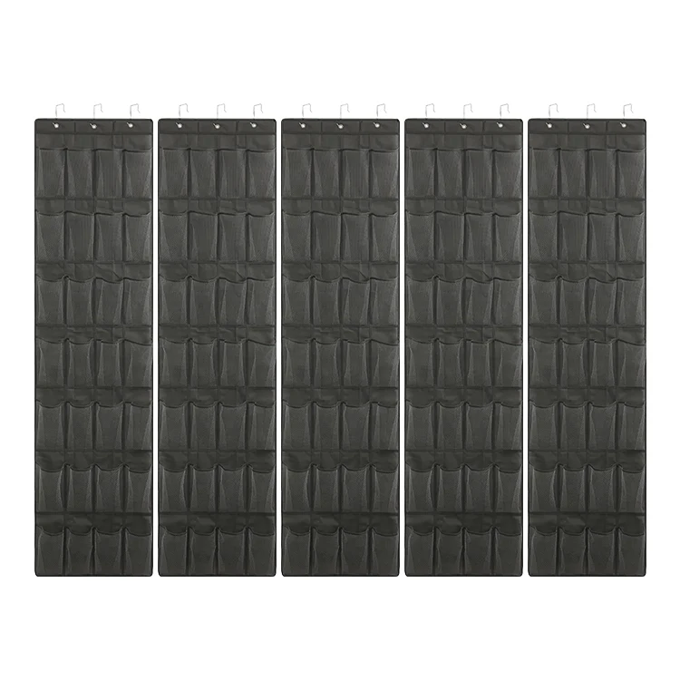 Naduo Over the Door Shoe Organizers Hanging bag 28 Mesh Pockets Hanging bag Fabric Shoe Rack With Metal Hooks