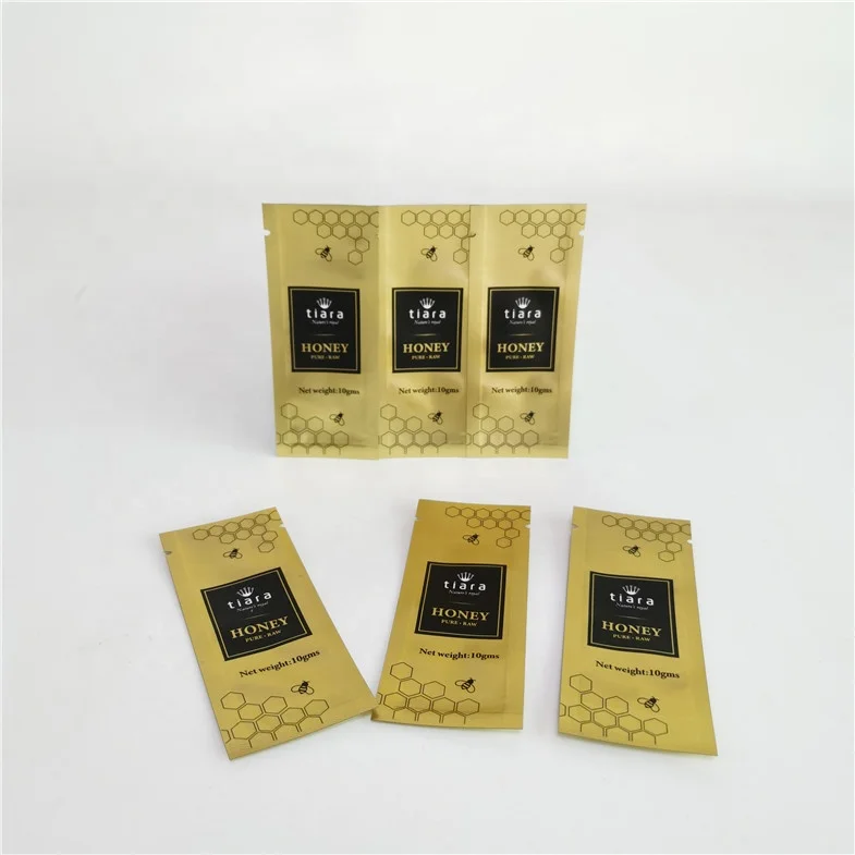 Mini Pocket Small Coffee Packaging Individual Coffee Powder Milk Honey Packaging Bags Sachet