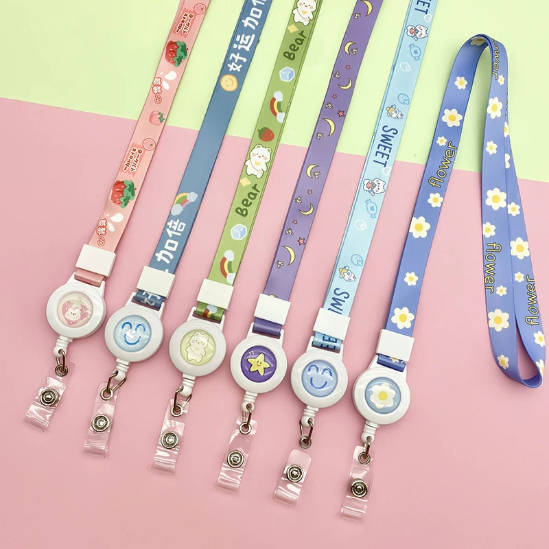 Webbing Factory Customizable Low Moq Polyester Sublimation Neck Lanyard with ID Badge Card Holder Custom Logo Printed Strap