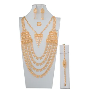 High Quality 18k Gold Plated Jewelry Fine Party Jewelry Handmade Jewelry Set