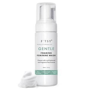 OEM LOGO Feminine Wash Foaming Cleansing pH Balance Intimate Wash Women Unscented Sensitive Skin Vegan Cruelty Free Yoni Wash