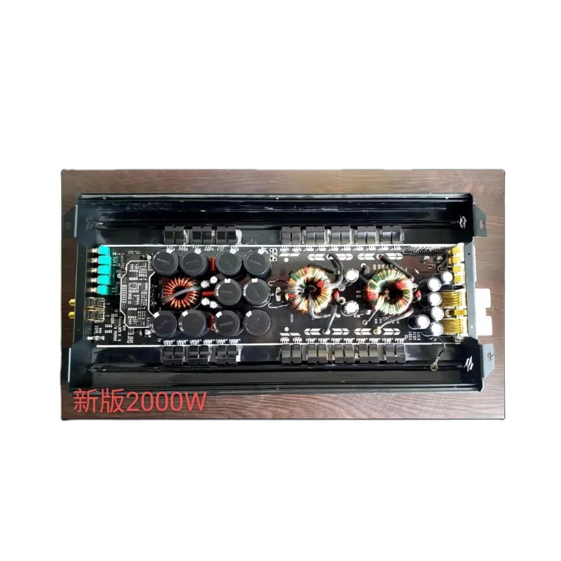 2000W Class D Car Amplifier with 600W RMS Mono Channel D2000 RMS Power & Included Crossovers & Equalizers