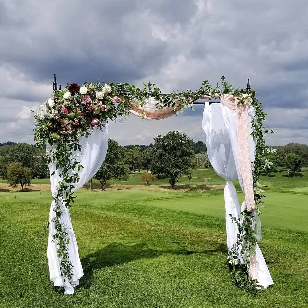 Wholesale Flower Garland 2m 6ft Pink Rose Flower Table Garland Table Runner For Wedding Decor