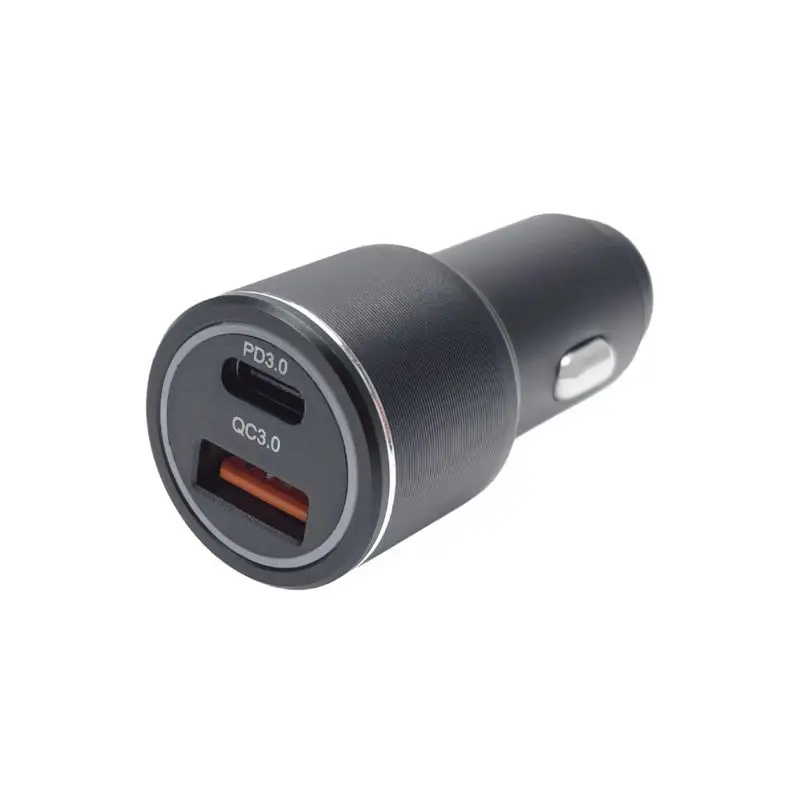 12v Dc 2 Port Phone Car Charger Usb C Adapter Dual Pd 20w Mobile Car Chargers 18w Fast Charging