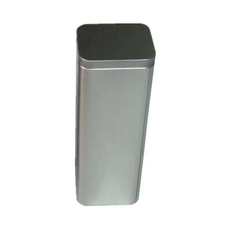 Plain or Custom Brand Tea Packaging Tin Box Metal Tin Boxes for Tea Storage Metal Tinplate Tea Caddy Airtight Plug Lid