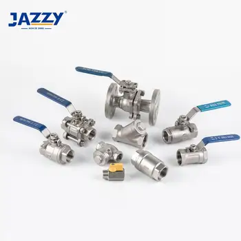 JAZZY Stainless Steel Light Heavy Duty Ball Valve Wafer Flanged Ball Globe Gate Spring Check Valve Stainless steel valve
