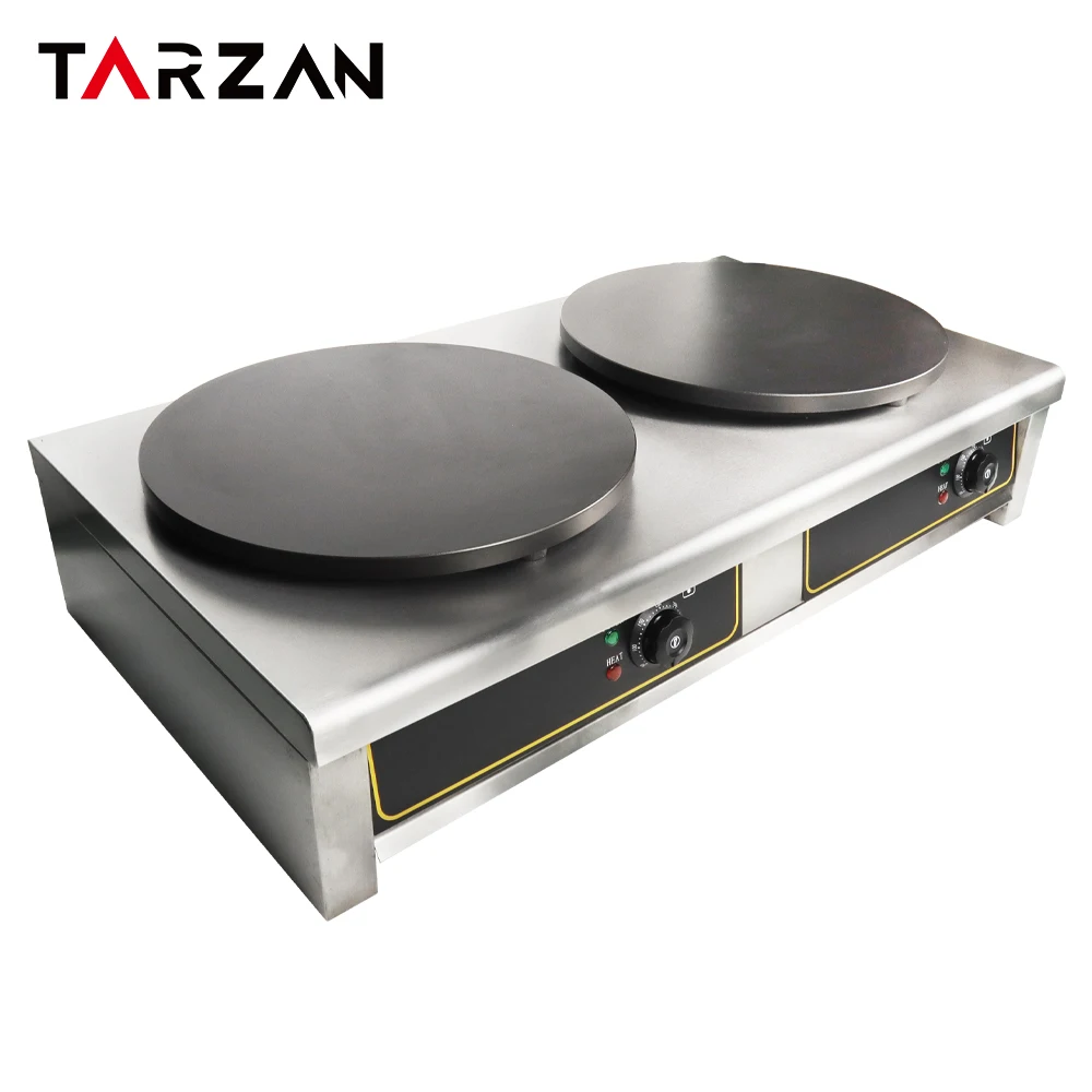 Commercial Automatic Pancake Maker Machine Crepe Maker Fabricante De Crepes Hot Plate Industrial Electric Crepe Making Machine