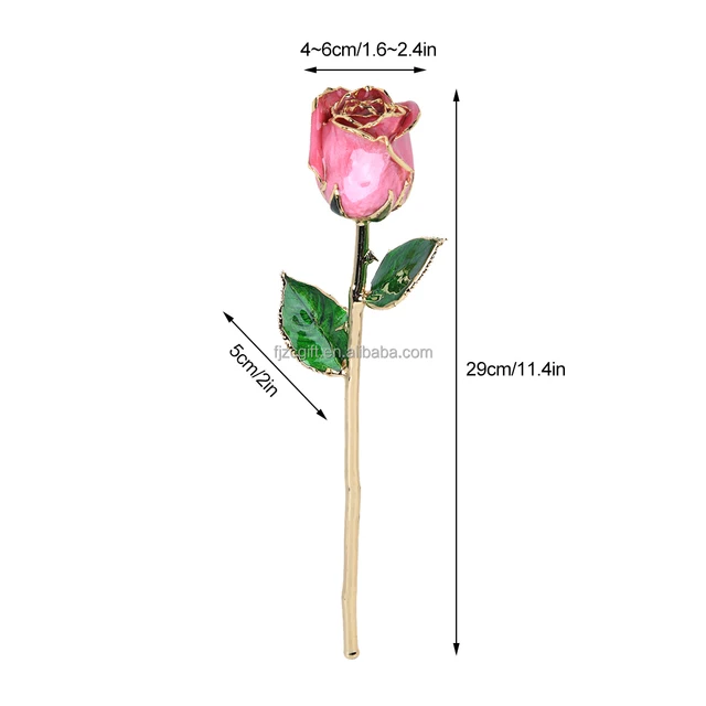 2025 Galaxy Rose 24k Gold Dipped Rose Gifts Forever Bud Flower Plated Real Rose Valentine's Day Gifts