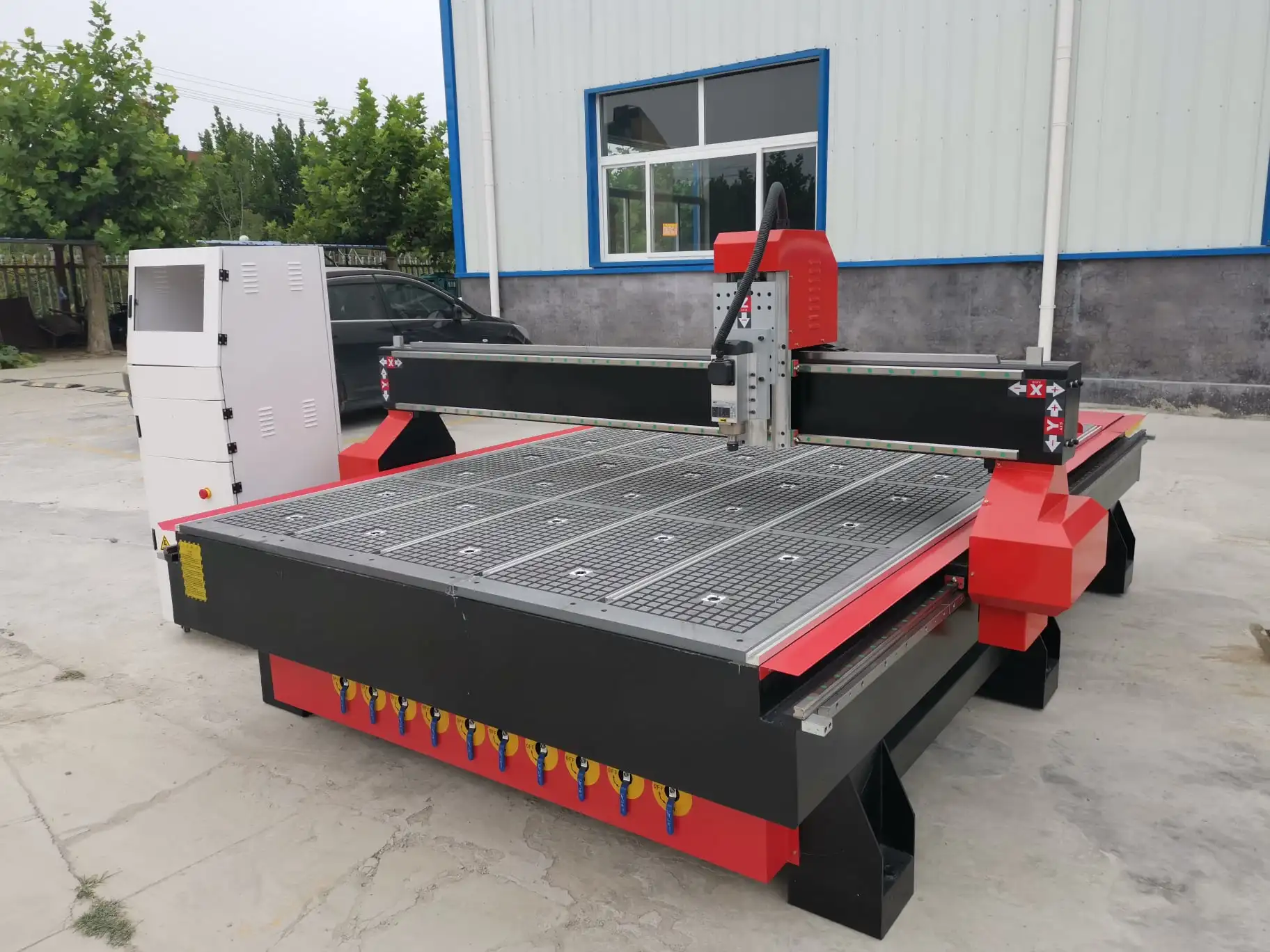 Large Bed CNC Router  2030/2040 Machine with Vacuum Table for Wood Sheet Carving with 2000x4000mm Working Size DSP Controller