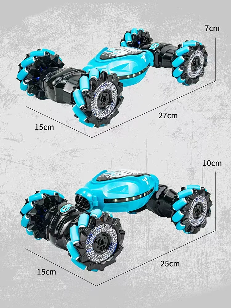 Kaili Rc Twist Car Kids 2.4G High Speed Drift Gesture Watch Remote Control Vehicle Toy Double Sided Stunt Rc Cars with Light