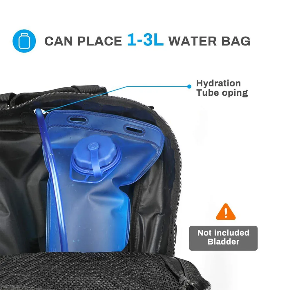 Oleaderbag Assault Utility Backpack Assault Bag Waterproof Assault Bag Travel Hunting Backpack