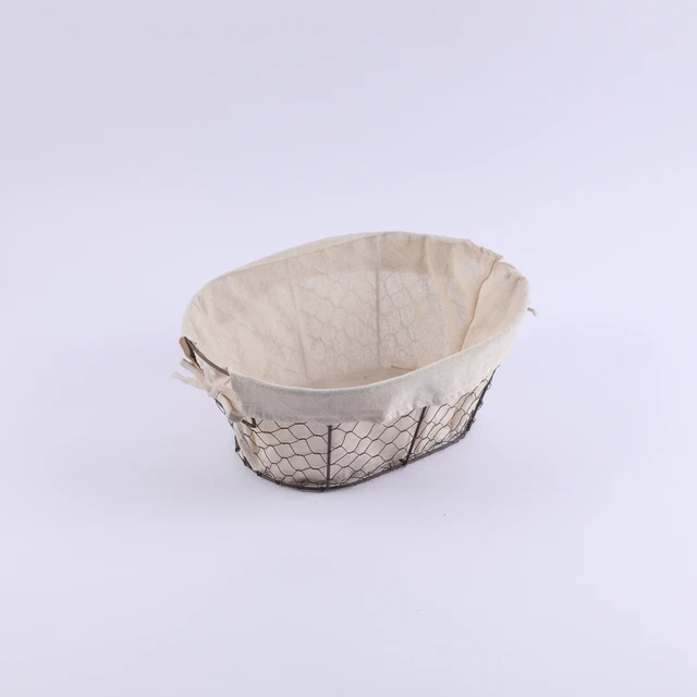 High quality handmade iron wire storage basket