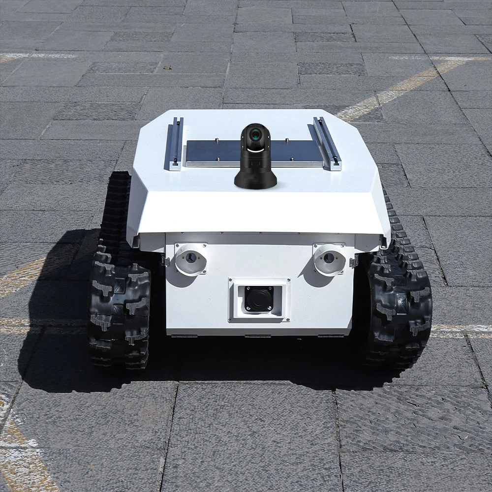 Customized Add Camera Tracked Robot Chassis TinS-13 Stair Climber Rubber Track Robot Tracked Robot tank Chassis