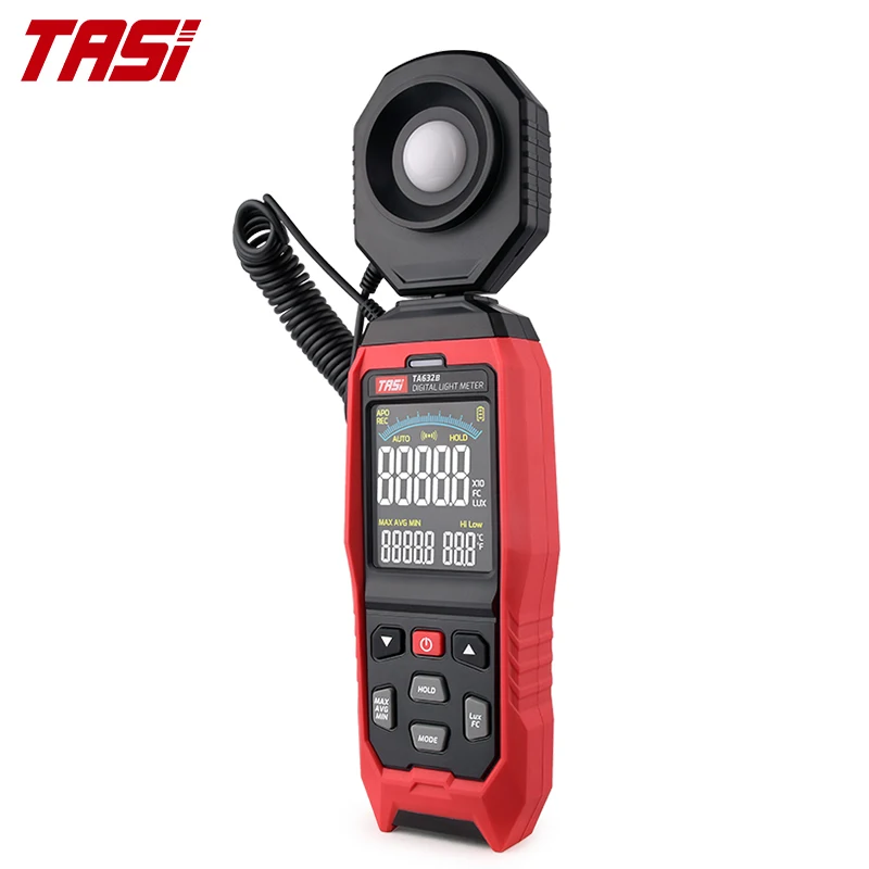TASI TA632B Digital Light Meter 200000lux PC Connection