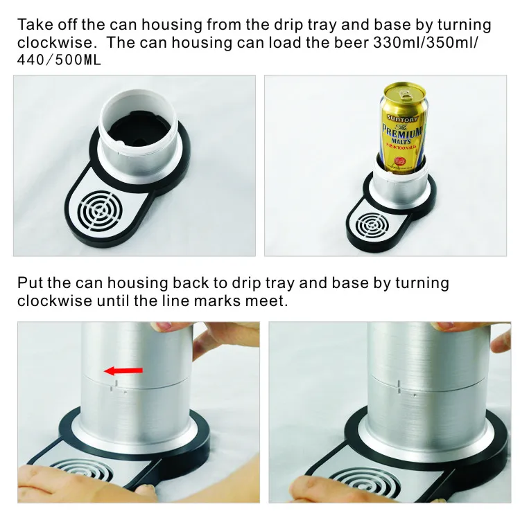 Portable Cooler Aerator Machine Server Beer Foamer Beer Bubble Maker Home Bar Supplies Bottled Canned Delicious Beer Foam Maker supplier